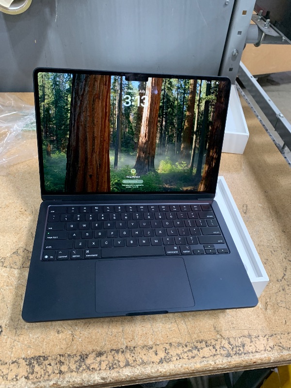 Photo 1 of *Locked/ final sale/ no refunds/ powers on*
Apple 2025 MacBook Air 13-inch Laptop with M4 chip: Built for Apple Intelligence, 13.6-inch Liquid Retina Display, 16GB Unified Memory, 256GB SSD Storage, 12MP Center Stage Camera, Touch ID; Midnight