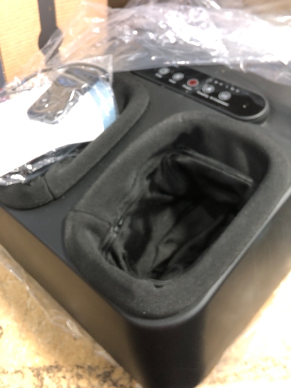 Photo 1 of *** SEE NOTES *** MOUNTRAX Foot Massager Machine with Heat, Gifts for Women Men, Shiatsu Foot Massager with Remote Control, Deep Kneading and Soothing Heat, Fits Feet Up to Men Size 12 (Black)