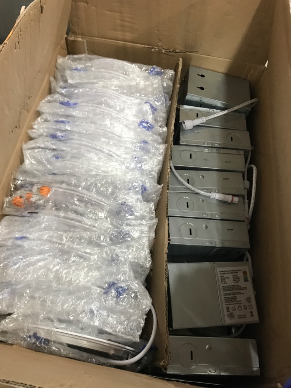 Photo 1 of zouzai 24 Pack 6 Inch Ultra-Thin LED Recessed Ceiling Light with Junction Box 5CCT Adjustable Dimmable Can-Killer Downlight - ETL and Energy Star Certified (24 Pack,5CCT, 6 Inch)