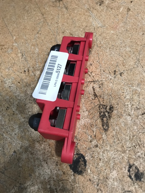 Photo 1 of ***(ONLY 1)*** Joinfworld 400A Bus Bar 12V Power Distribution Block with 4 x 3/8" Studs 12 Volt Marine Copper Battery Busbar Terminal Block for Car, Boat, Automotive, RV, Solar Wiring - Negative&Positive