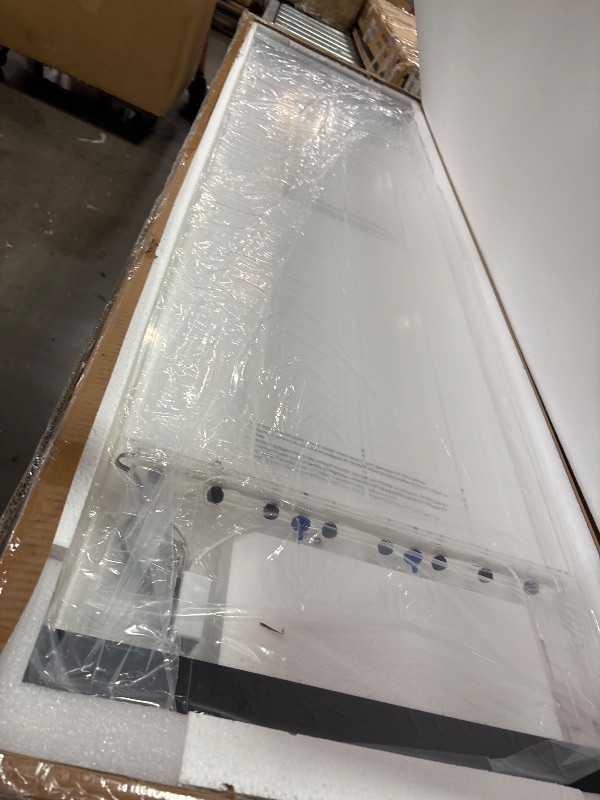 Photo 1 of ****PARTS ONLY ****Alpine Corporation MLT134SL Indoor Floor Bubble Wall Water Fountain with Color-Changing LED Lights and Remote, 72", Silver