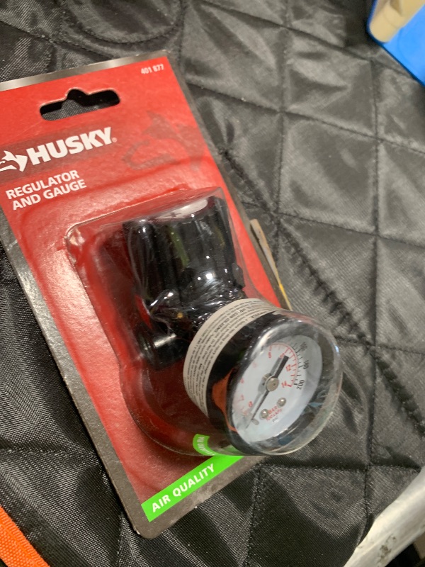 Photo 1 of 1/4 in. Air-Compressor Regulator with Gauge


