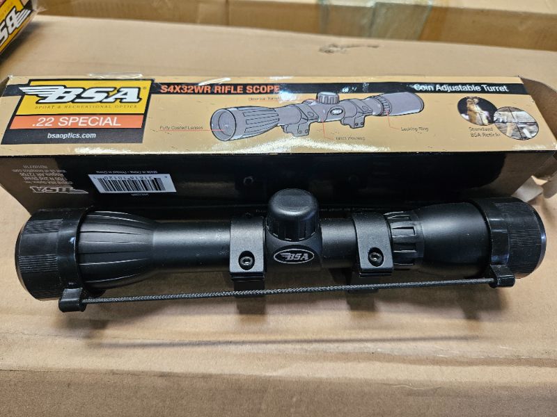 Photo 1 of *4x32mm/30/30 Duplex Rifle Scope with Rings