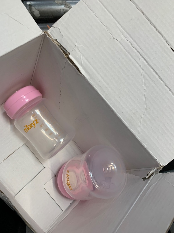 Photo 1 of ****Only 2***** Matyz 6-Pack Breast Milk Storage Bottles (6oz, 3 Colors) - Wide Neck Breastmilk Collection and Storage Bottle - Formula Storage Bottles Compatible with Medela Avent Spectra Pumps