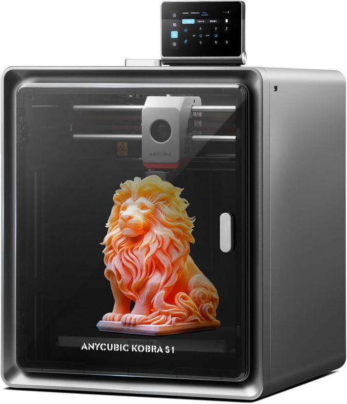 Photo 1 of ***NOT FUNCTIONAL/PARTS ONLY***

Anycubic Kobra S1 3D Printer Only, Support Multi Color Printing Needs ACE Pro, Max 600mm/s High Speed High Precision Anycubic App One-Click Printing Ultra-Quiet Printing 250 * 250 * 250mm