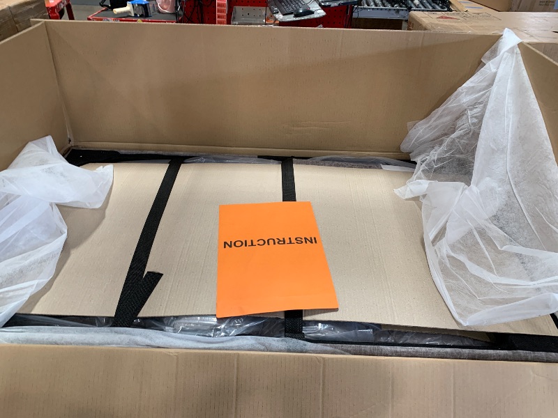 Photo 1 of ***INCOMPLETE SET BOX 1 OF 3 ONLY*** Ball & Cast 81.5" Sectional Sofa Couch, Linen Upholstered Sleeper Sofa Bed with Reversible Storage Chaise,L Shaped Pull Out Couch with Removable Back Cushion for Living Room,Apartment,Dark Grey
