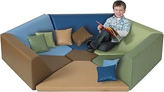 Photo 1 of ***3 of 3 boxes ****Children's Factory Woodland Hollow Kids Reading Nook, Toddler Modular Couch for Daycare, Classroom, Preschool Furniture 
