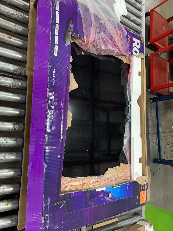 Photo 1 of ****************TV DOES NOT WORK PER LAST OWNER, FINAL SALE**************
Roku Smart TV 2025 – 50-Inch Select Series, 4K HDR TV – RokuTV with Enhanced Voice Remote – Flat Screen LED Television with Wi-Fi for Streaming Live Local News, Sports, Family Enter