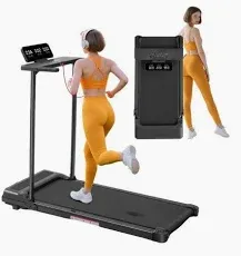 Photo 1 of ***PARTS ONLY***HevGlrm Folding Treadmills for Home Workouts Fitness,3.5HP Foldable Walking Pad Treadmill with Handles,Compact Portable Treadmill with LED Display,400lbs
