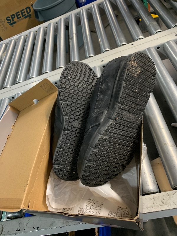 Photo 1 of ***(HEAVILY USED/ MINOR DAMAGE)***Skechers Men's Nampa Food Service Shoe, Black, 10.5 Wide
