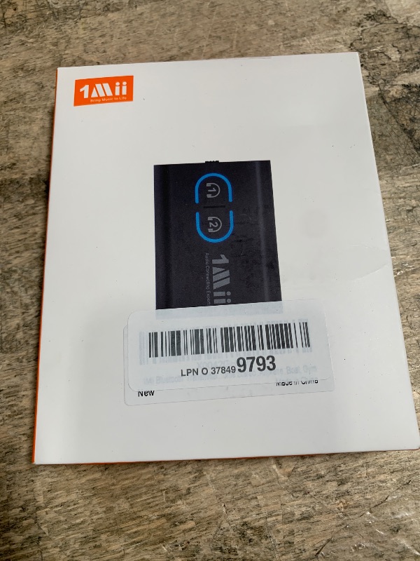 Photo 1 of 1Mii Bluetooth 5.3 Transmitter Receiver for TV to Wireless Headphones, Dual Link AptX Adaptive/Low Latency/HD Audio, Aux Adapter for Home Stereo, Airplane, Boat, Gym