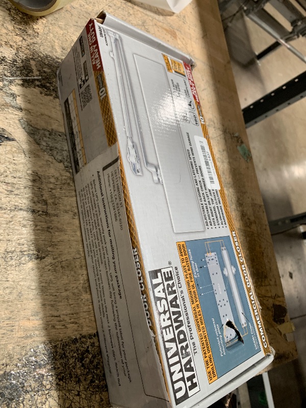 Photo 1 of **PARTS ONLY** Lynn Commercial Door Closer Extra Heavy Duty #9016 Automatic Door Closer, Surface-Mounted Auto Door Closer, Size 1-6 Commercial Door Closer Heavy Duty for Heavy Traffic Areas, Aluminum
