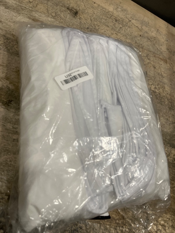 Photo 1 of 12 Pack Breathable Clothes Covers with Zip, Waterproof Dustproof Garment Covers Bags Dress Bag Covers Damp-proof Mens Suit Storage Bag for Wardrobe Storage and Travel(White)
