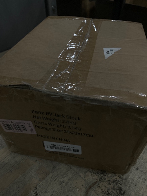Photo 1 of OULEME Trailer Jack Block, for RV Camper Travel Trailer 5th Wheel, fits Tongue Stand Jack Post/Wheels, Round and Square Stabilizer Foot Plate, Supports up to 15,000 lbs, 2 Pack