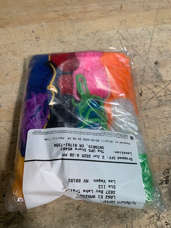 Photo 1 of 20 Pcs Large Yarn Pom Poms-2 Inch Made to Order Acrylic Yarn Balls for Hats or Party Decorations-DIY Craft Pompoms (Mixed, 2ich)