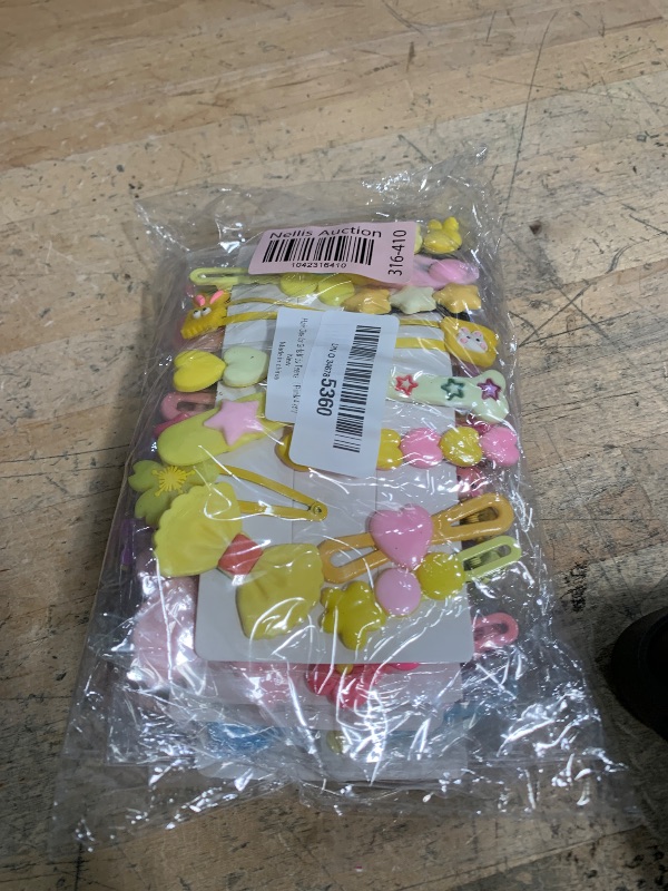 Photo 1 of 4 pack Girl Hair Clips Cute Hair Accessories for Kids Candy Color Hair Accessory for Little Girls Kids Teens,Multiple Patterns