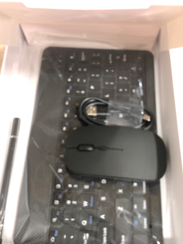 Photo 1 of ATMPC Tablet, Android 14 Tablets 10 Inch, 12GB RAM 128GB ROM, 1TB Expandable, Octa-Core Tablet with Keyboard, Mouse, Stylus, 1280 * 800 IPS, 6000mAh Battery, WiFi 6,BT 5.4, Dual Camera