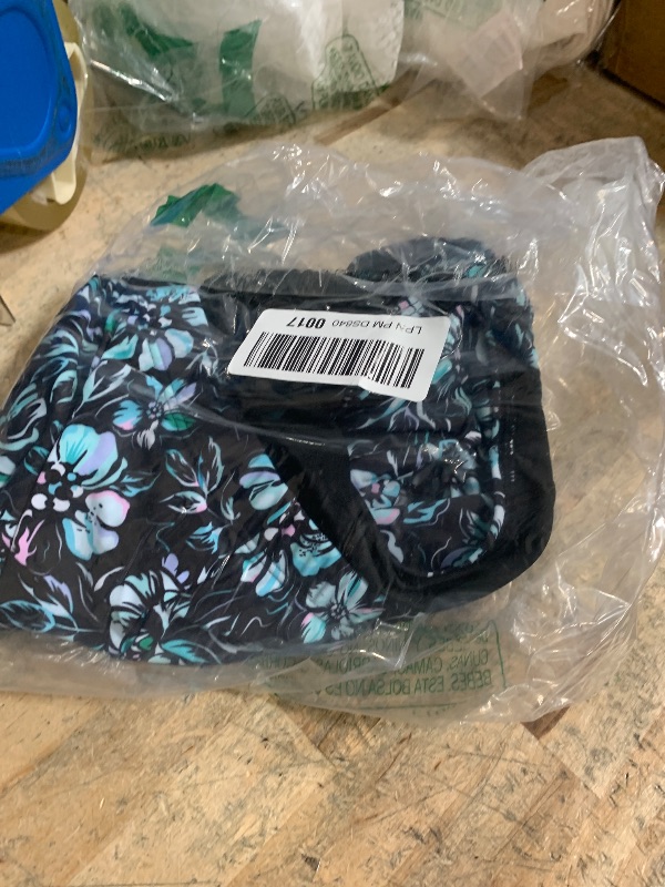 Photo 1 of ***** ONLY THE BOTTOMS *** Plus Size Tankini with Skirt - Two Piece Swimsuit Tummy Control Bathing Suit High Neck Swimwear 2025 Aqua and Flower 14W