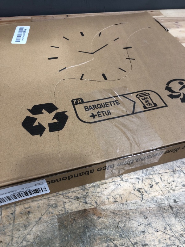 Photo 1 of Outdoor Clocks for Patio, Large Outdoor Pool Clock, European Industrial Skeleton Metal Outdoor Clock Silent Battery Operated, Black Vintage Wall Clock for Backyard/Garden/Fence, 14 in