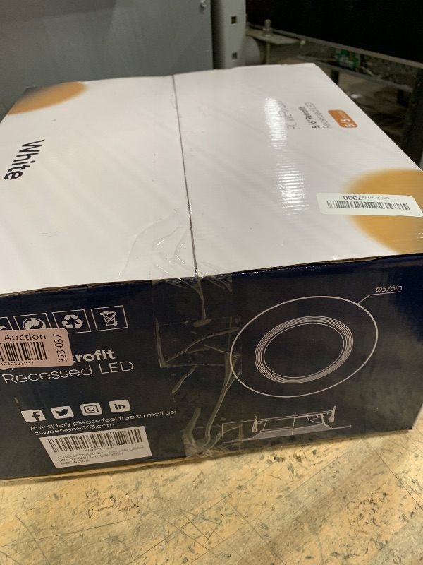 Photo 1 of 12 Pack 6 Inch 5CCT Dimmable LED Recessed Lights, 12W=75W, 1200LM, Selectable 2700K-6000K, ETL and Energy Star Certified