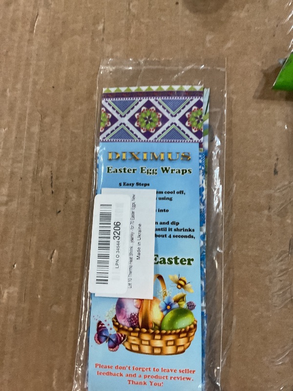 Photo 1 of ** MISSING PIECES*** Pack 10 Thermo Heat Shrink Sleeves - Easter Egg Decorating Kit - Ukrainian Pysanky Supplies - Decorative Easter Egg Wraps - Easter Decoration Wraps Pysanka Pysanky - for 70 Easter Eggs