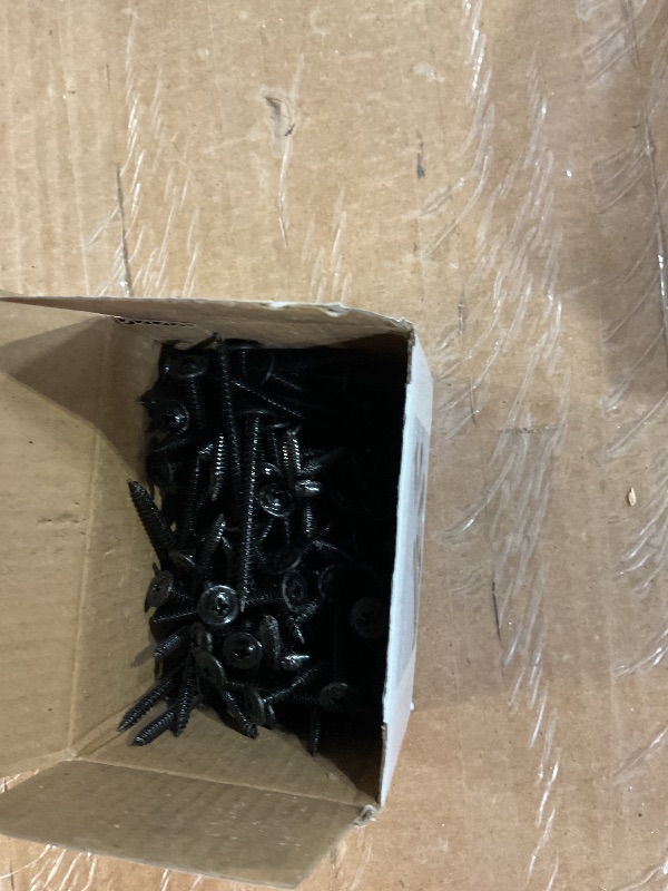 Photo 1 of (100 pcs)#8×2" Black Truss Head Wood Screws Quick Metal Self Tapping Zinc Oxide
