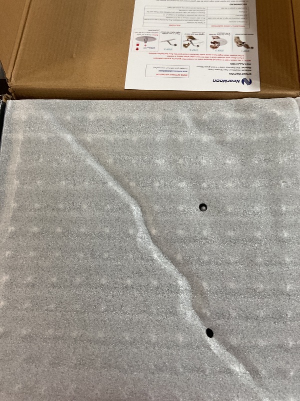 Photo 1 of *USED*NearMoon Rain Shower Head, High Flow Stainless Steel Square Rainfall Shower, Waterfall Bath Shower Body Covering, Ceiling or Wall Mount (12 Inch, Matte Black)