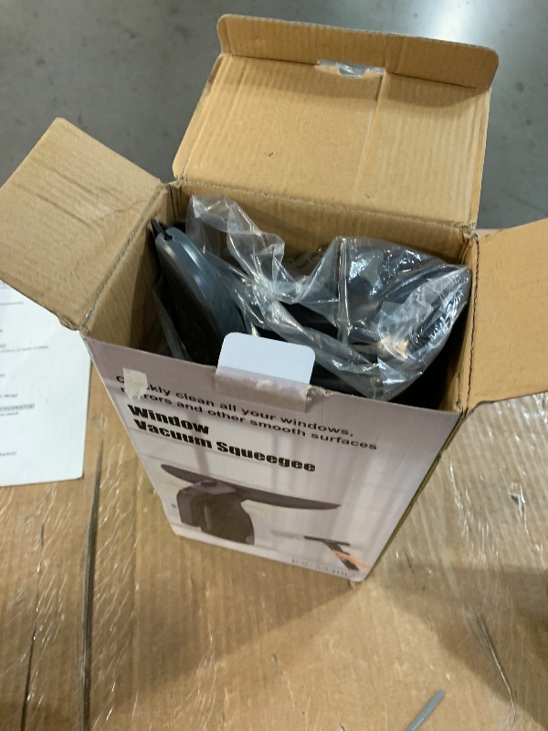 Photo 1 of (used)(see all images) Window Vacuum Squeegee Cordless, Window Vac with Detachable Water Tank and Strong Suction, Electric Window Cleaning Tool 
