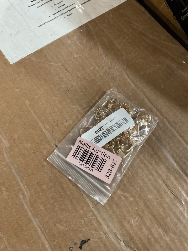 Photo 1 of **READ NOTES**(MISSING PCS)
Tondiamo 286 Pcs Gold Keychain Making Kit Bulk Bag Charm Kit 120 Charms 20 Keychain Clips with Key Ring Swivel Snap Hook Lobster Claw Clasps 120 Jump Ring 25 Extender Chain Jewelry Plier DIY Craft