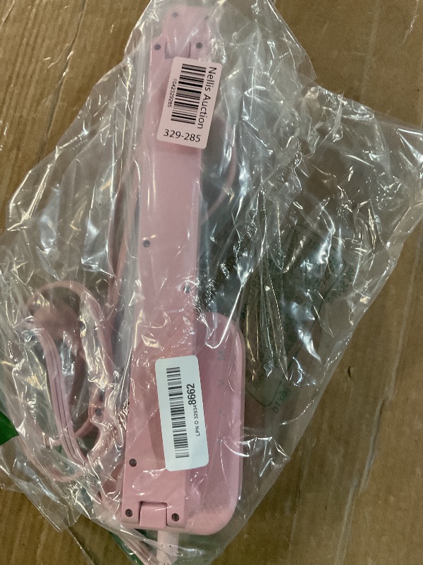 Photo 1 of Dorm Room Essentials for Girls, Pink Power Strip with LED Desk Lamp, 3 Outlets 4 USB Ports, 4 Modes 5 Level Touch Lamp Small Desk Lamp for Home Office Bedroom Study Reading Light, 5ft Extension Cord