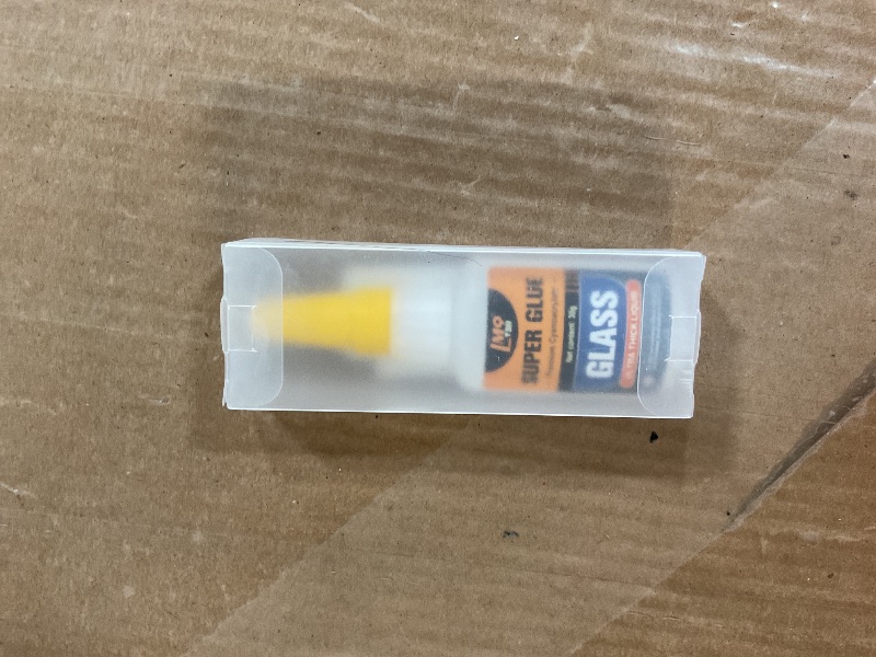Photo 1 of Glass Super Glue Liquid, Clear Instant Cyanoacrylate Adhesives for Glass Repair Food Safe, All Purpose CA Glue for Shoe Ceramic Plastic Leather Model Metal Wood Pottery Aquarium Porcelain Stone, Thick