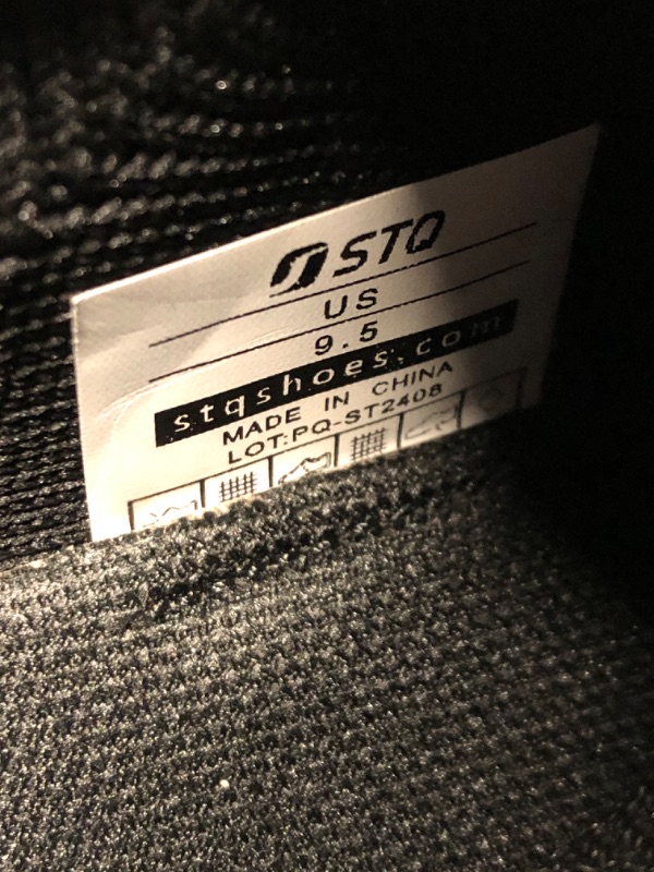 Photo 1 of (used)(see images) HKR Womens Walking Tennis Shoes Slip On Light Weight Mesh Platform Air Sneakers Black 9.5 US (ZJW1839heise42)