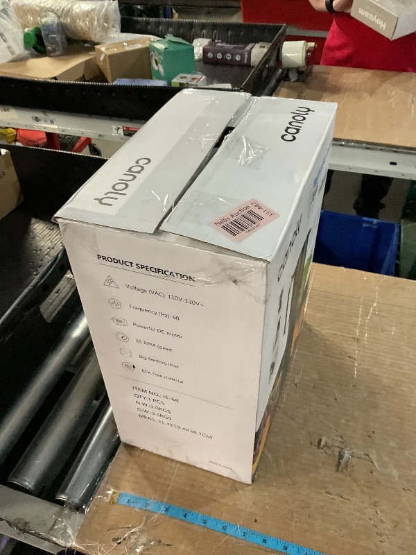 Photo 1 of ***(NO RETURNS OR REFUNDS/ FOR PARTS ONLY/ NON FUNCTIONAL)***
Cold Press Juicer, 5.4" Wide Feed Chute Juice Extractor Machine with 400W, High Juice Yield, Slow Masticating Juicer for Whole Vegetables & Fruits, Black
