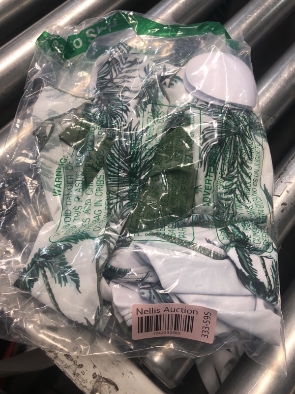 Photo 1 of (no skirt) Girls Swimsuit, Bathing Suits Size 9 Size 10 Tropical Floral Twist Cross Bikini Set Swim Suits with Cover Up Skirt