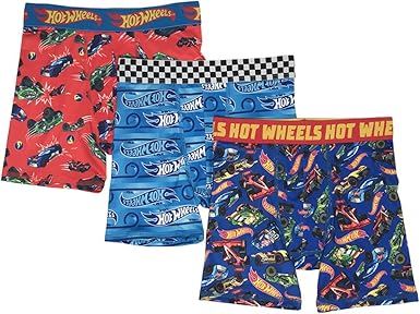Photo 1 of ***STOCK PHOTO REFERENCE ONLY***Hot Wheels Boys' Little 3-Pack Athletic Boxer Brief Underwear