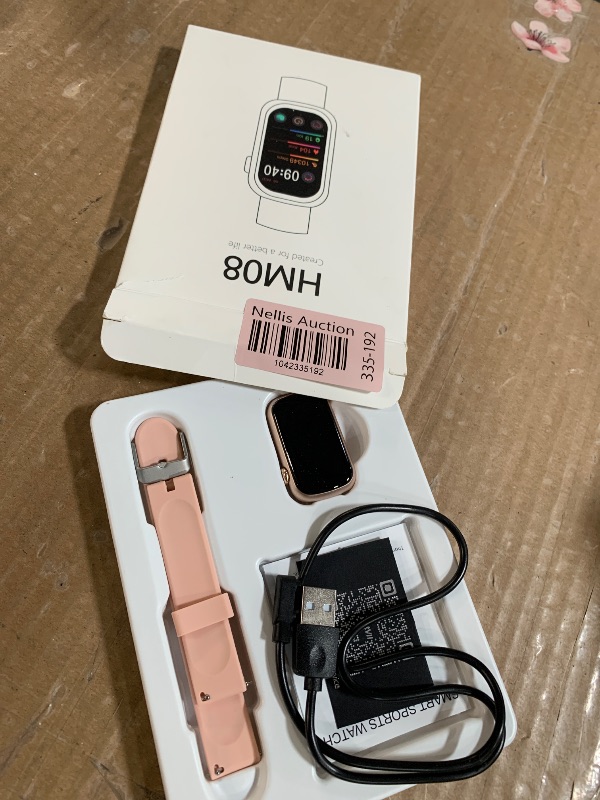 Photo 1 of (STRAP IS BROKEN) (WATCH FACE FUNCTIONAL ) FITVII Slim Fitness Tracker with Blood Oxygen, Blood Pressure, 24/7 Heart Rate and Sleep Tracking, IP68 Waterproof Activity Trackers and Smart Watches with Step Tracker, Pedometer for Women Men