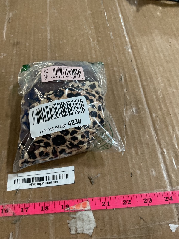 Photo 1 of (SMALL) (BAGGED) BEAUDRM Women's 1 Pack Leopard Print Spaghetti Strap Cami Tops Slim Fit Crew Neck Sleeveless Camisole Multicolor Small