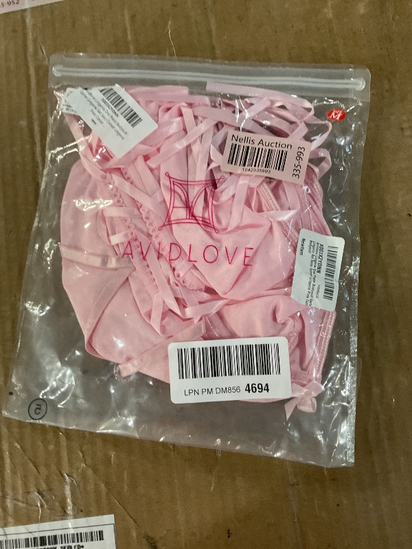 Photo 1 of Avidlove Lingerie One Piece Bodysuit Garter Lingerie Set Sexy Corset Lingerie Pink Corset Bodysuit M