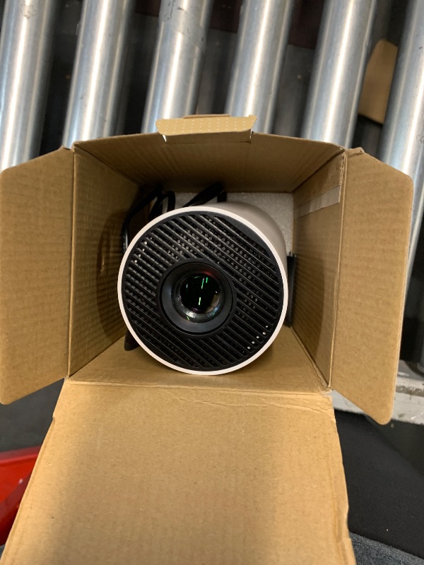 Photo 1 of Mini Projector, Support 4K 1080P Portable Projector with Dual Band WIFI6 5G Wireless 5.2 Bluetooth Android 11, 200 ANSI Lumens, 180° Rotatable, Auto Keystone Correction,35"-130" Screen Video Projector