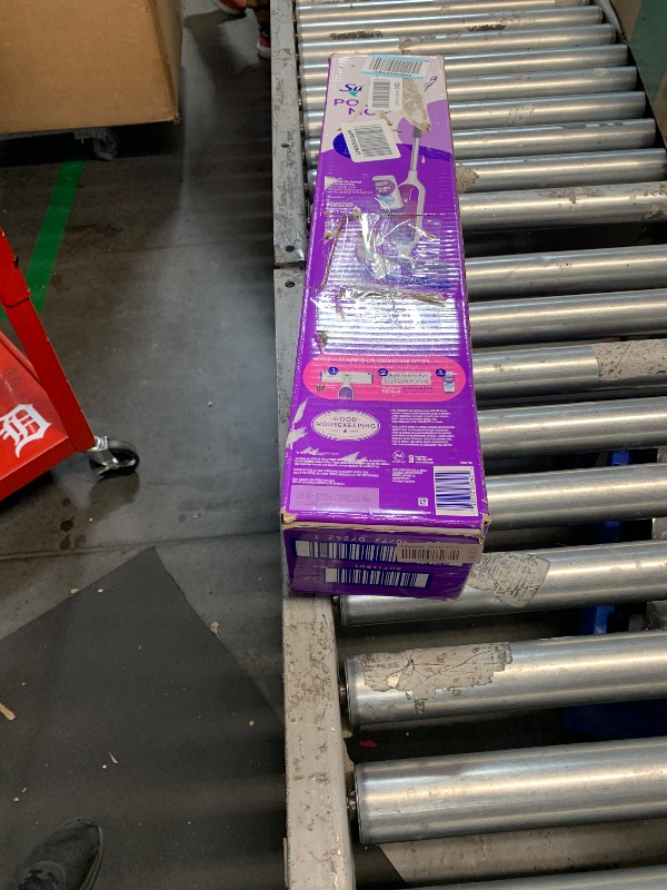 Photo 1 of ***(USED)***
Swiffer PowerMop Multi-Surface Mop Kit for Floor Cleaning, Includes PowerMop, 2 Mopping Pad Refills, 1 Cleaning Solution with Fresh Scent and 2 Batteries