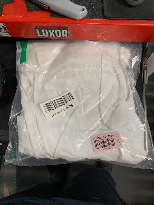 Photo 1 of Luvamia Oversized White Denim Shirt - Women's Plus Size, Size XXX-Large to 26
