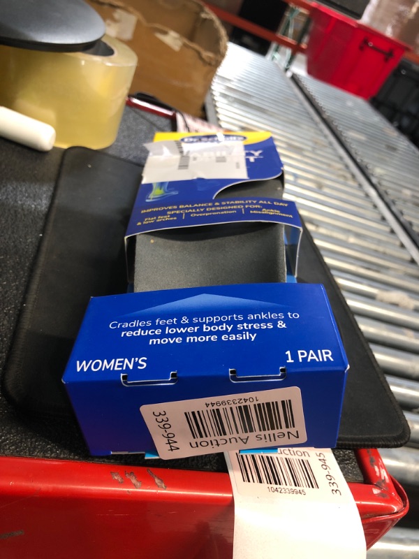 Photo 1 of ?Dr. Scholl's Stability Support Insoles, Flat Feet & Overpronation Low Arch Support, Improves Balance & Stability, Motion Control, Trim Inserts to Fit Shoes, Women's Size 6-10