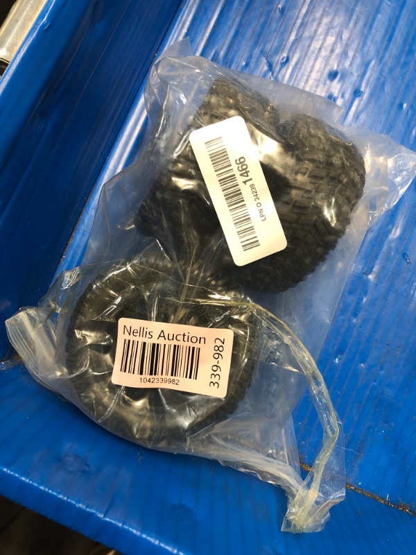 Photo 1 of Chanmoo 1/10 RC Off Road Tires and Wheels 12mm Hex Rubber Short Course Truck Tyres with Foam Insert for 1:10 Scale Buggy Car ARRMA Traxxas Wltoys 144001 Losi HSP 94107 94170 94155 94177 4PCS (Black)