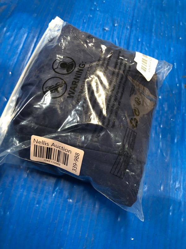 Photo 1 of (LARGE) (BAGGED) (USED/FAIR) MFAVIP One Piece Swimsuit Women Tummy Control Swim Dress Sexy Criss Cross Tie Back Bathing Suit Blue L