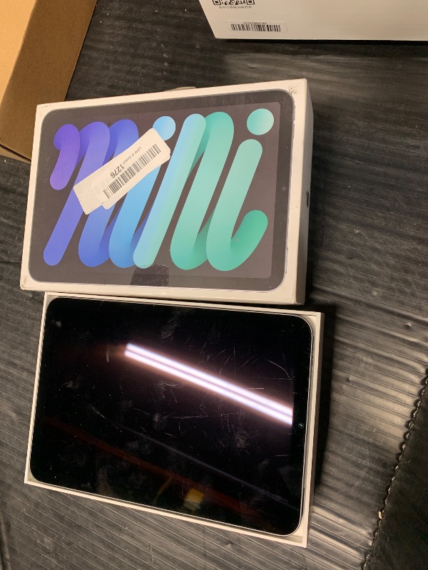 Photo 1 of *** DOES NOT TURN ON/ FOR PARTS ONLY***Apple iPad mini (A17 Pro): Apple Intelligence, 8.3-inch Liquid Retina Display, 512GB, Wi-Fi 6E, 12MP Front/12MP Back Camera, Touch ID, All-Day Battery Life — Space Gray