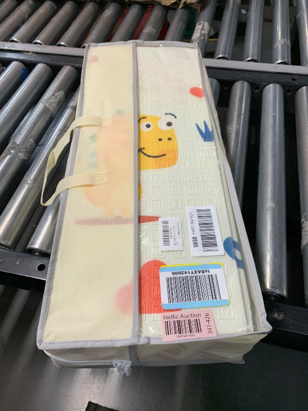 Photo 1 of (MINOR DAMAGE) Baby Play Mat Foldable for Floor,47x47 Play Mat for Playpen Fits 50x50 Playpen,Foam Mats for Kids with Travel Bag,Reversible Foldable Play Mat for Babies Toddlers Infants Play Tummy Time(47*47*0.4In)