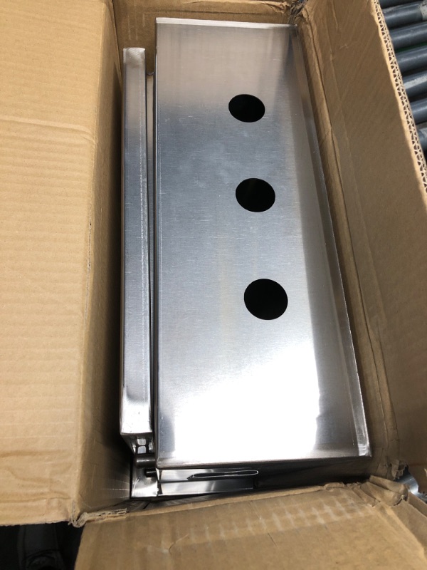 Photo 1 of (PARTS) (NOT A COMPLETE SET) GERSIK 304 Outdoor Stainless Steel Electrical Box Enclosure, IP67 Waterproof Junction Box, Weatherproof Nema Enclosure Box, Wall-Mounted Project Boxes for Electronics with Insulation Mounting Plate 19.7"x 15.7"x6.3"(circle loc