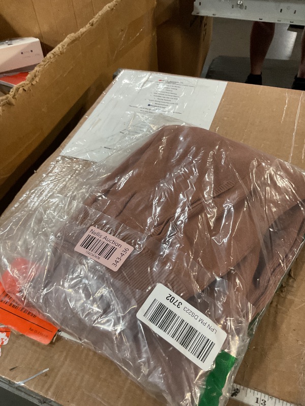 Photo 1 of (MISSING SHIRT) (PANTS ONLY) (SMALL) (BAGGED) ANRABESS Women's Two Piece Outfits Knit Sweater Vest Crop Top Pants Lounge Matching Tracksuit Sweatsuit Travel Clothes Sets Deep Brown Small