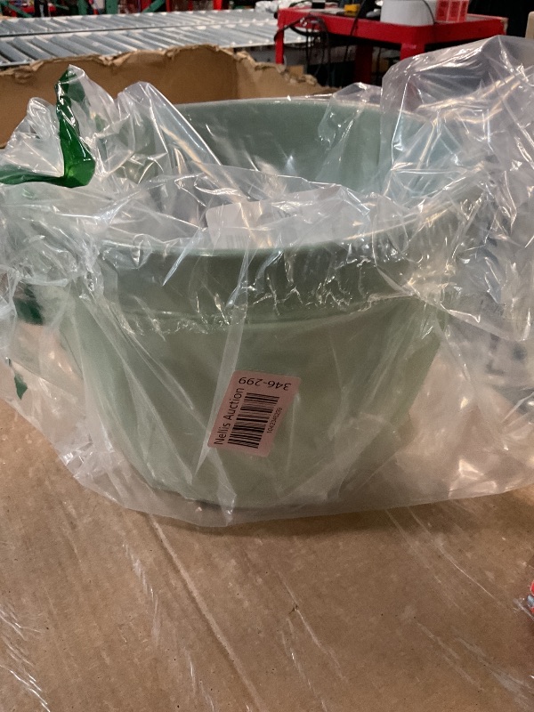 Photo 1 of GARDIFE 10 inch Plant Pots,Self Watering Pots, 2 Pack Flower pots, Large Plastic Planters with Deep Reservior and High Drainage Holes for Indoor Outdoor Plants and Flowers, Green