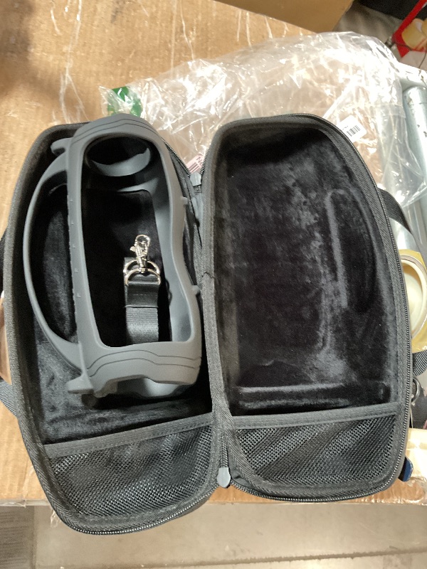 Photo 1 of ***(HEAVILY USED/ MINOR DAMAGE)***
Silicone Cover and Hard Travel Case for JBL Charge 4 / Charge 5 Portable Bluetooth Speaker Accessories (Black Case, NOT for Wi-Fi Version)